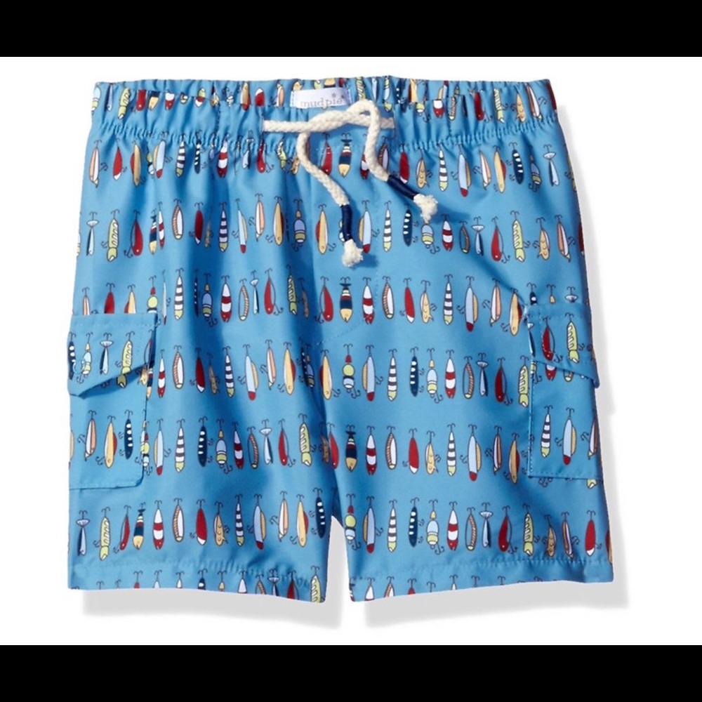 Mud Pie Swim Trunks - size 6-9M